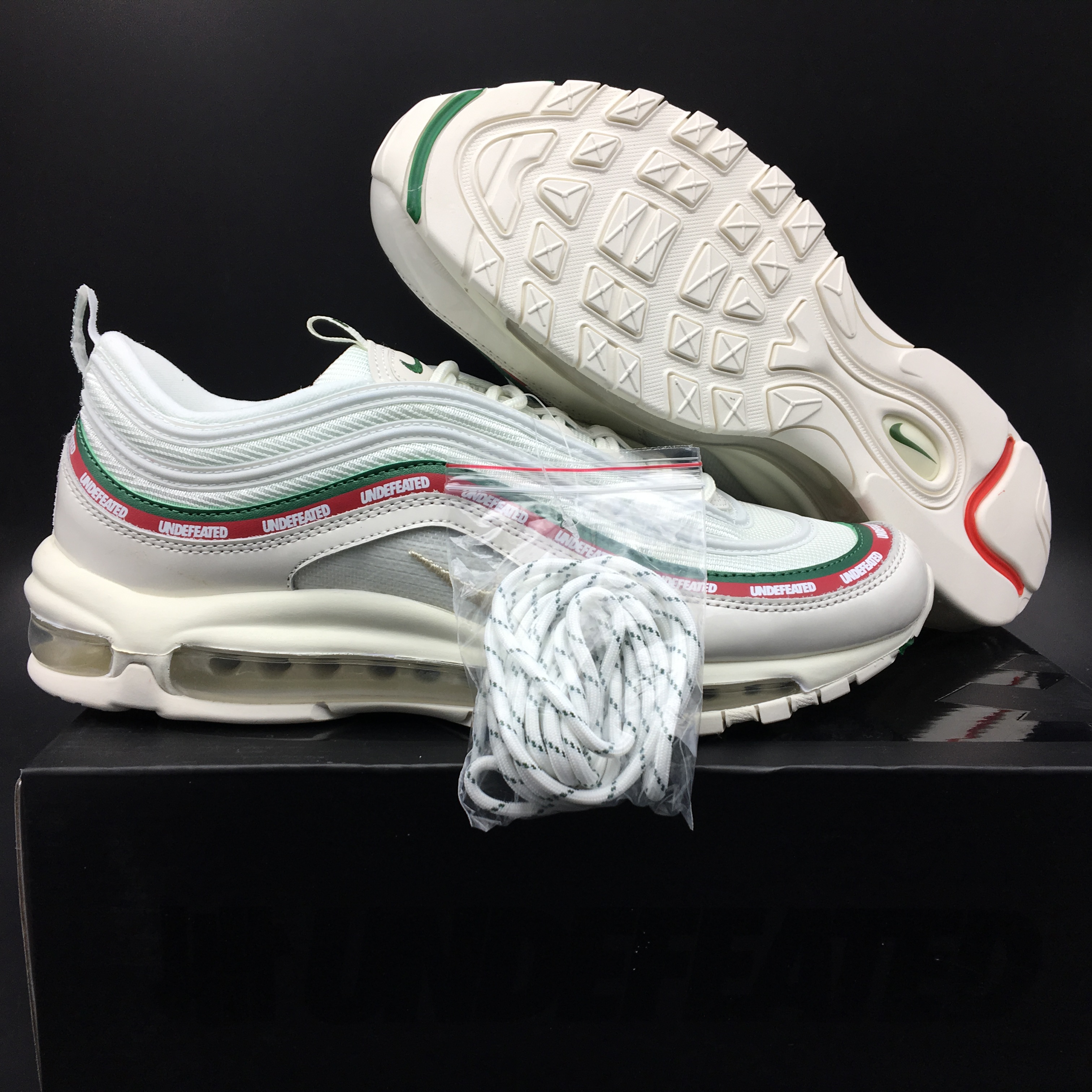 Undefeated x Nike Air Max 97 White Colorful Shoes